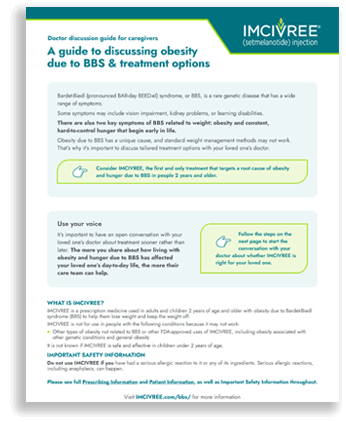 Doctor Discussion Guide